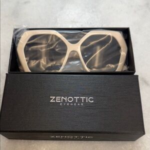 Zenottic Cream Sunglasses